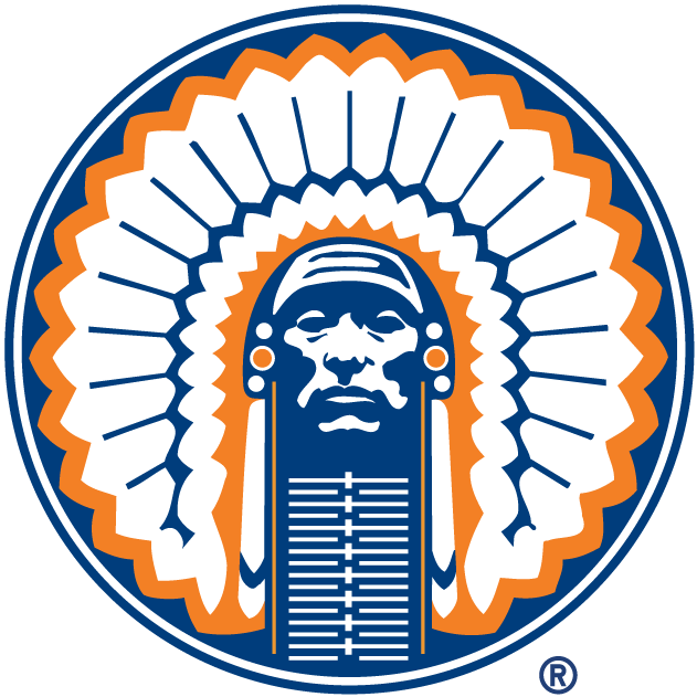 Illinois Fighting Illini 1989-2003 Primary Logo diy DTF decal sticker...